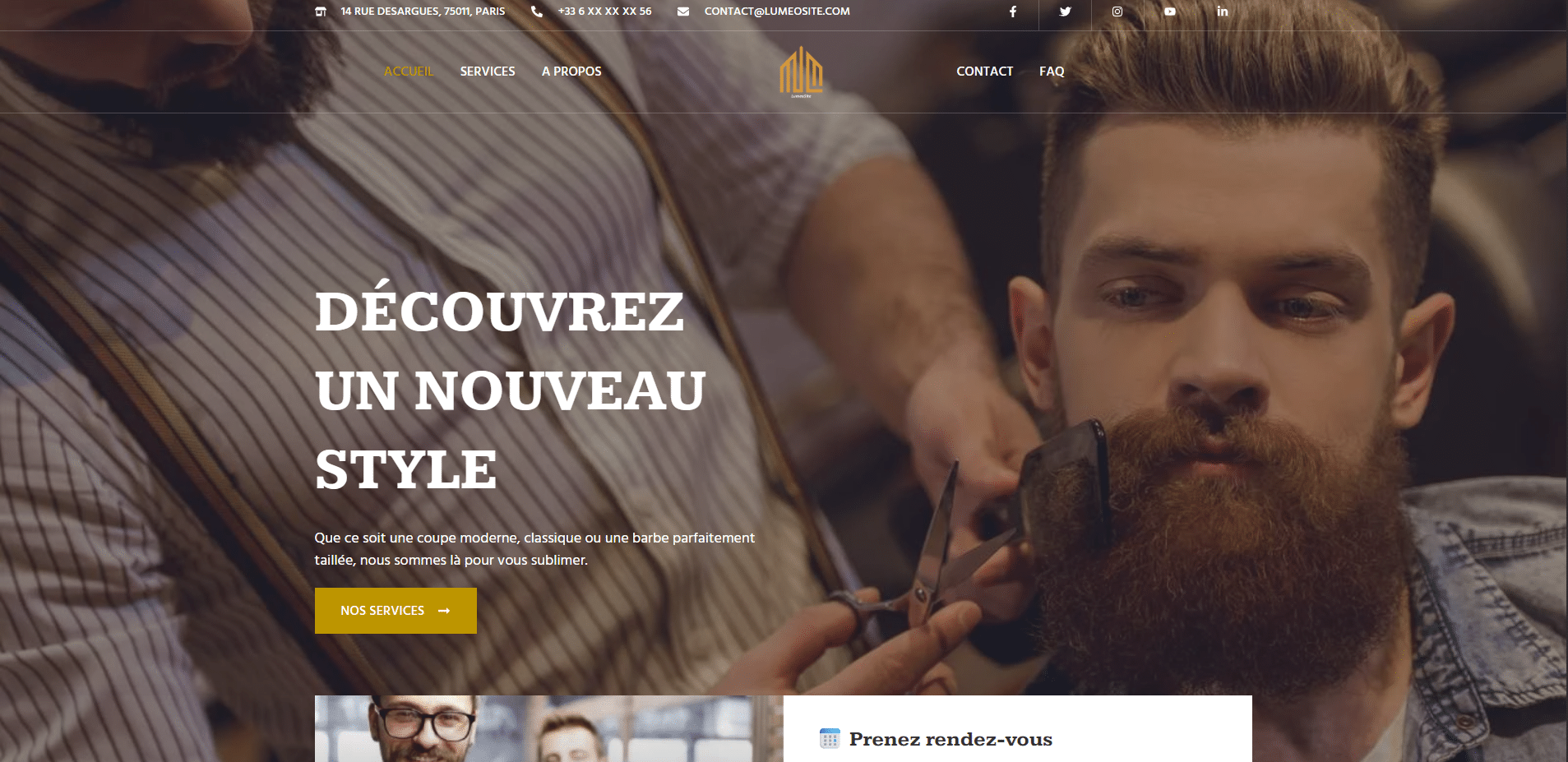 LumeoCoiffeur - Site de coiffeur