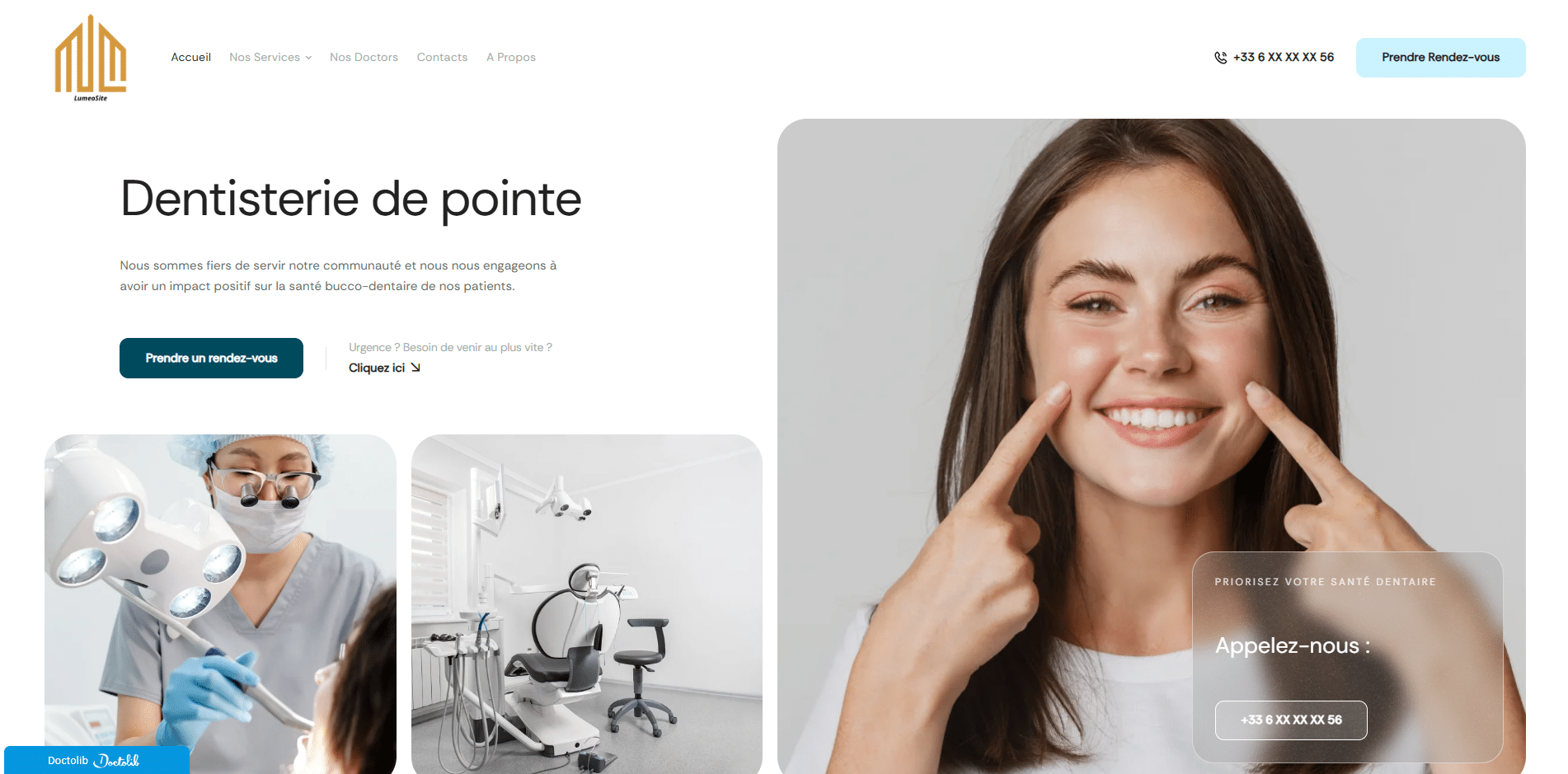 LumeoDentiste - Site de dentiste